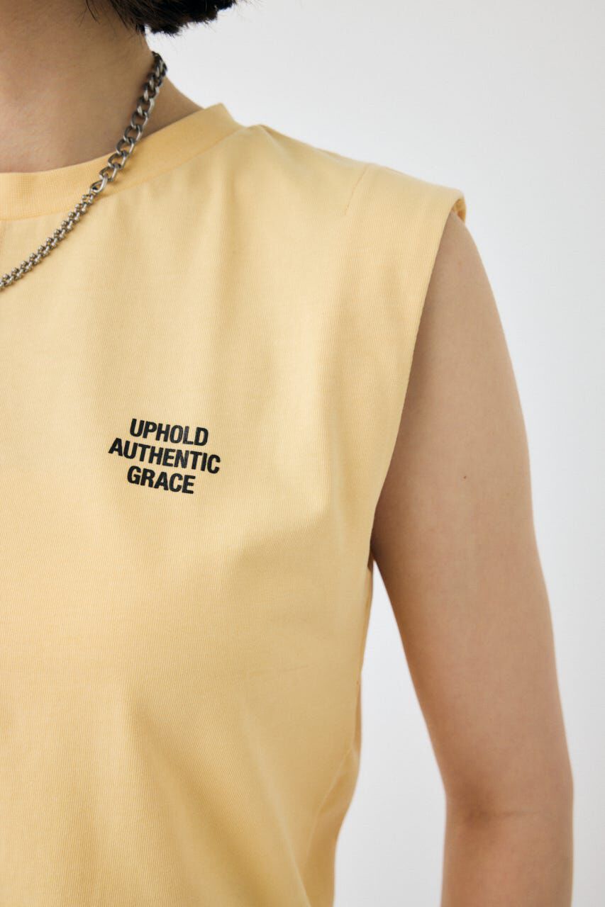 MOUSSY「TINY LETTER SLEEVELESS トップス」|その他|