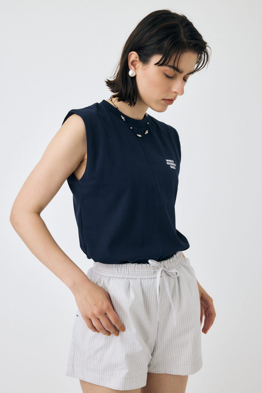 MOUSSY「TINY LETTER SLEEVELESS トップス」|その他|