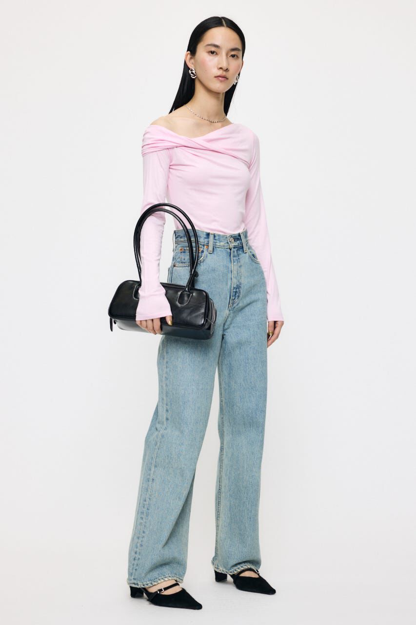 MOUSSY「HIGH WAIST STRAIGHT」|デニム|