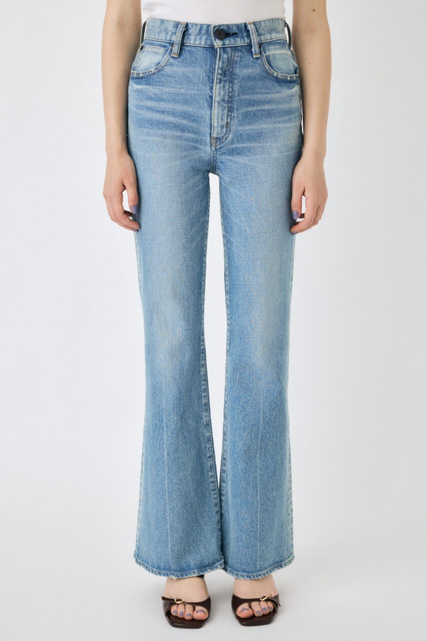 MOUSSY「MVS L/BLU FLARE(L)」|デニム|L/BLU1