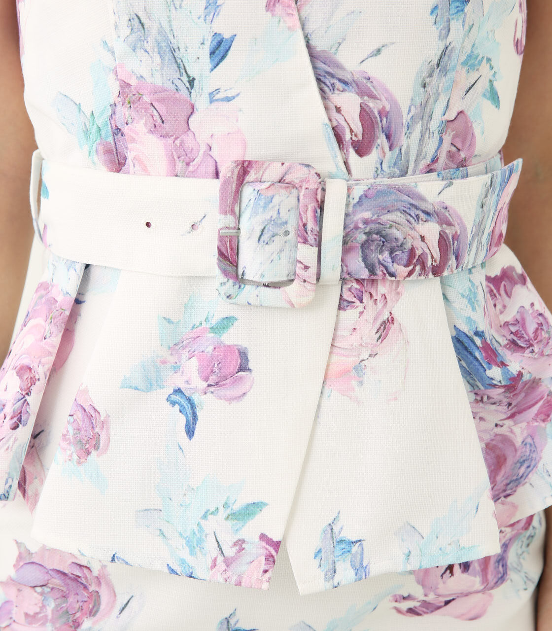  「oil paint flower TOP」|シャツ・ブラウス|