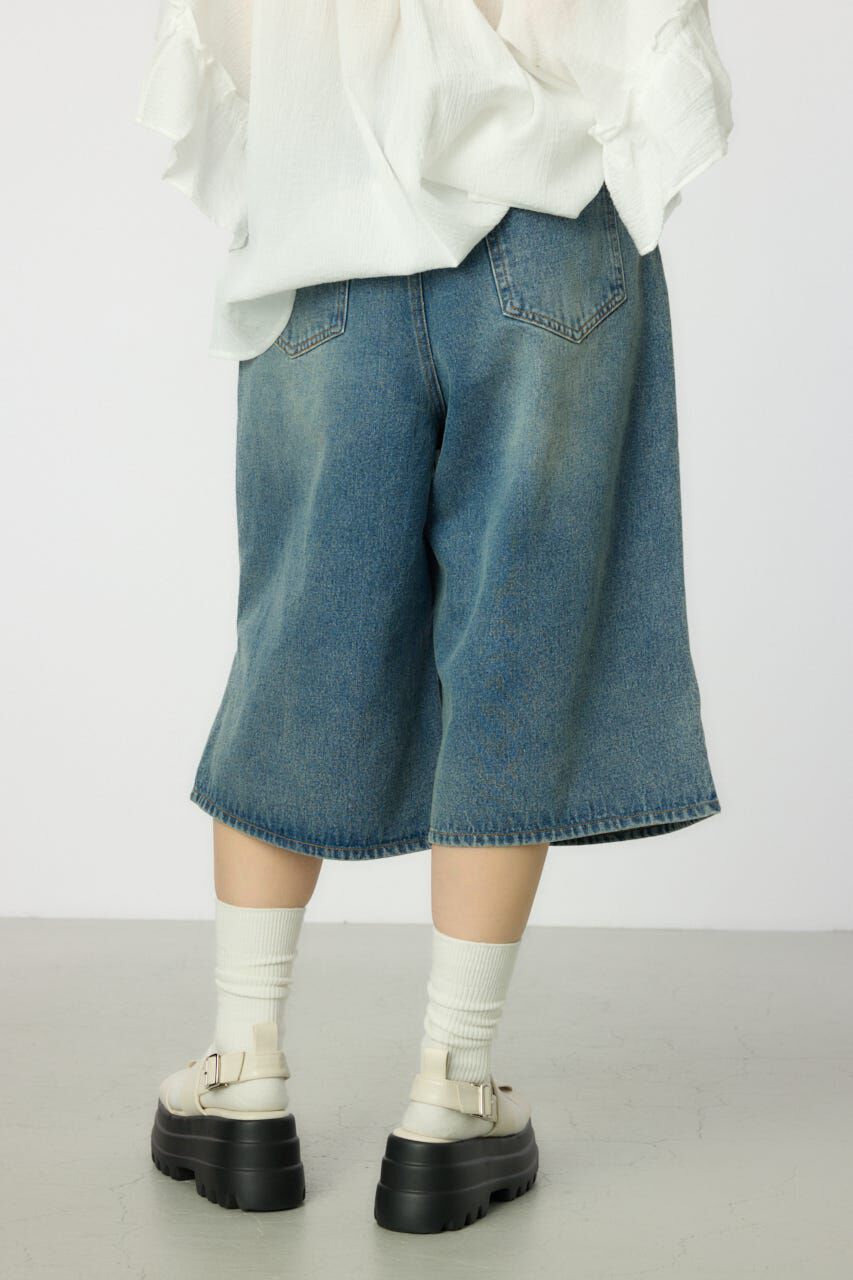 RODEO CROWNS「デニムバミューダパンツ」|デニム|