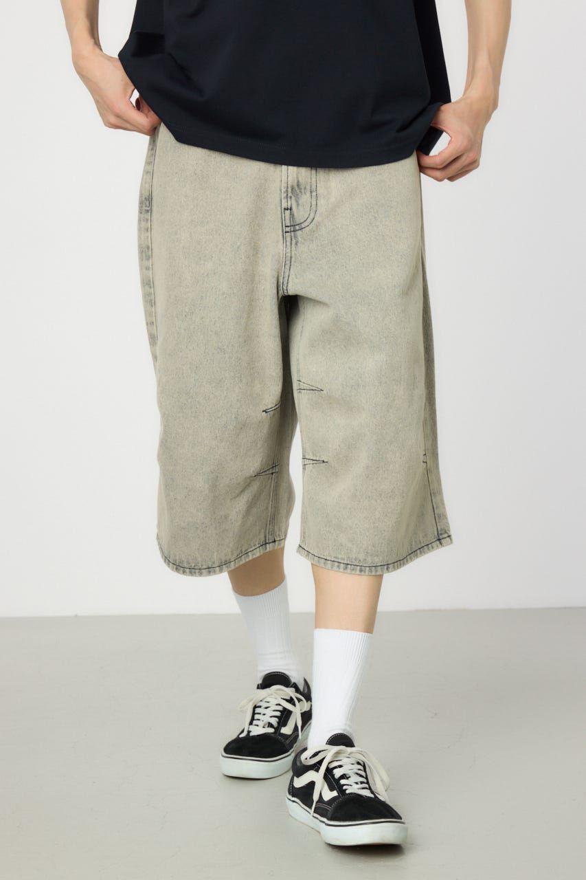 RODEO CROWNS「デニムバミューダパンツ」|デニム|