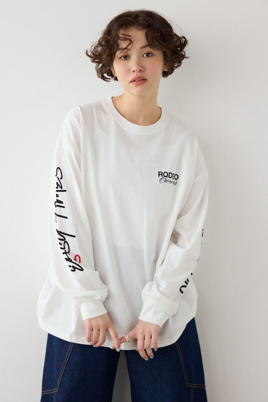 RODEO CROWNS「パッチデザインロングスリーブ Tシャツ」|Tシャツ・カットソー|