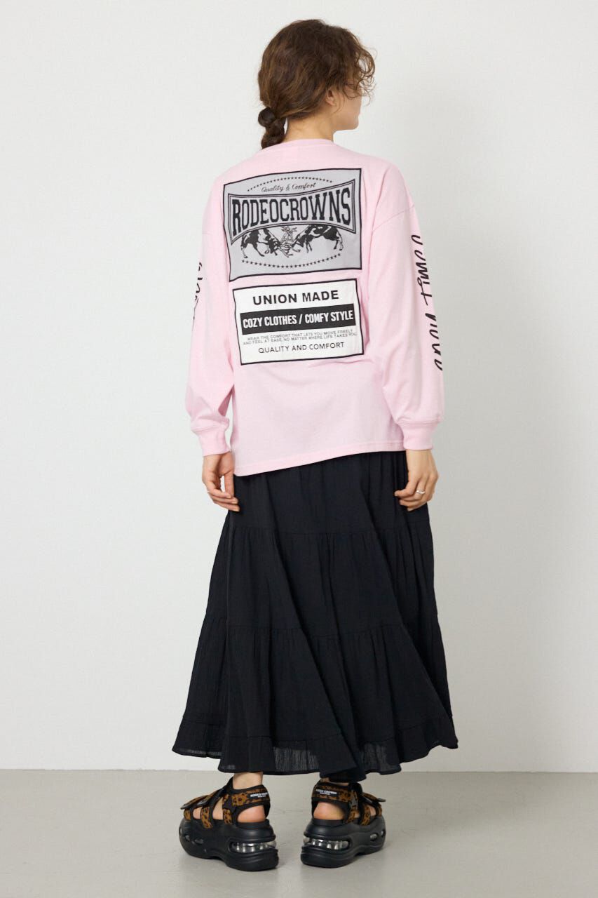 RODEO CROWNS「パッチデザインロングスリーブ Tシャツ」|Tシャツ・カットソー|