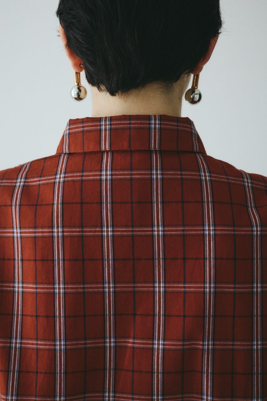 HeRIN.CYE「Side gather Aline blouse」|シャツ・ブラウス|