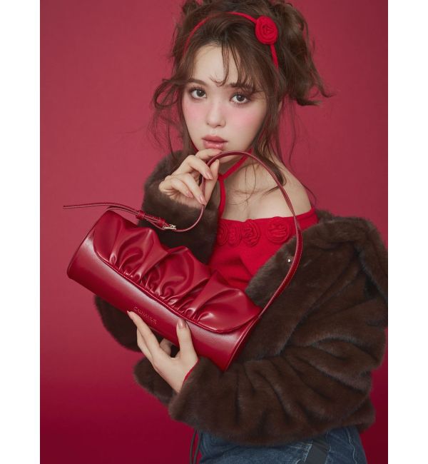 CALNAMUR「3Dローズチョーカー付きニット」|ニット・セーター|