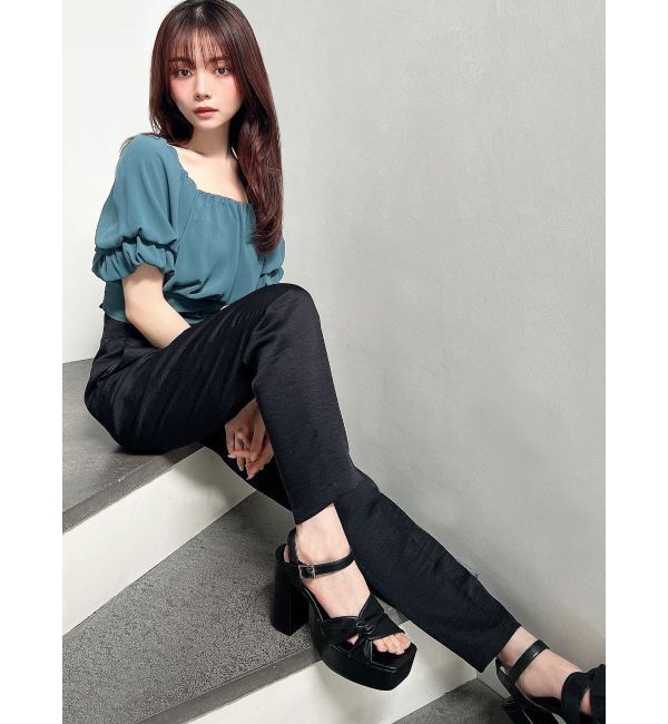 RESEXXY「クレープテーパードパンツ【セットアップ着用可能】」|その他|