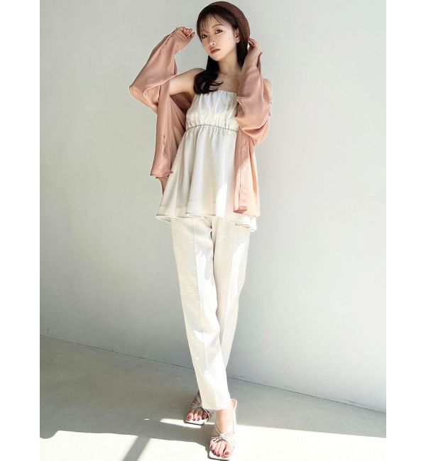 RESEXXY「クレープテーパードパンツ【セットアップ着用可能】」|その他|