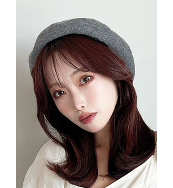 RESEXXY「ベーシックベレー帽」|ハンチング・ベレー帽|グレー