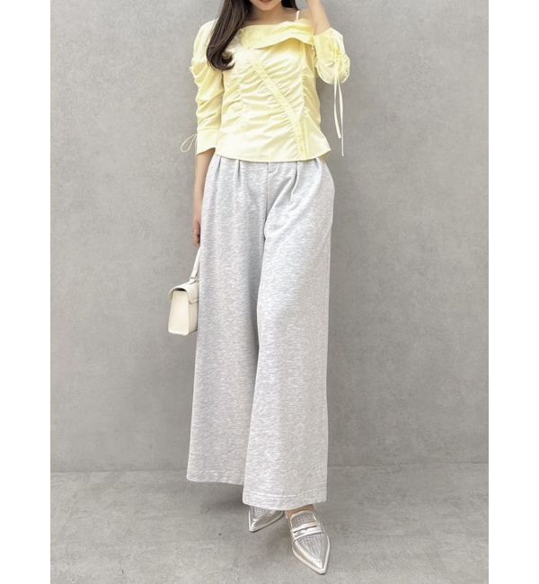 dazzlin「アシメギャザーブラウス」|シャツ・ブラウス|