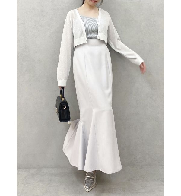 dazzlin「シアーカーデタイセットニット」|ニット・セーター|