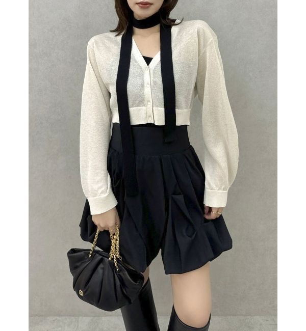 dazzlin「シアーカーデタイセットニット」|ニット・セーター|