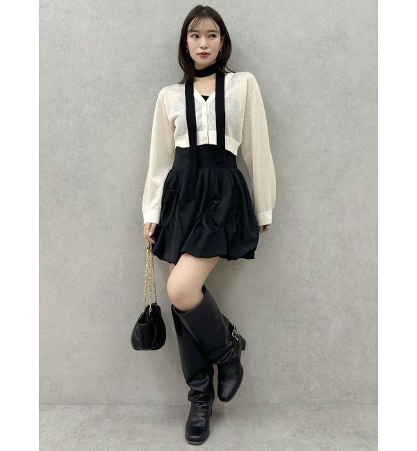 dazzlin「シアーカーデタイセットニット」|ニット・セーター|