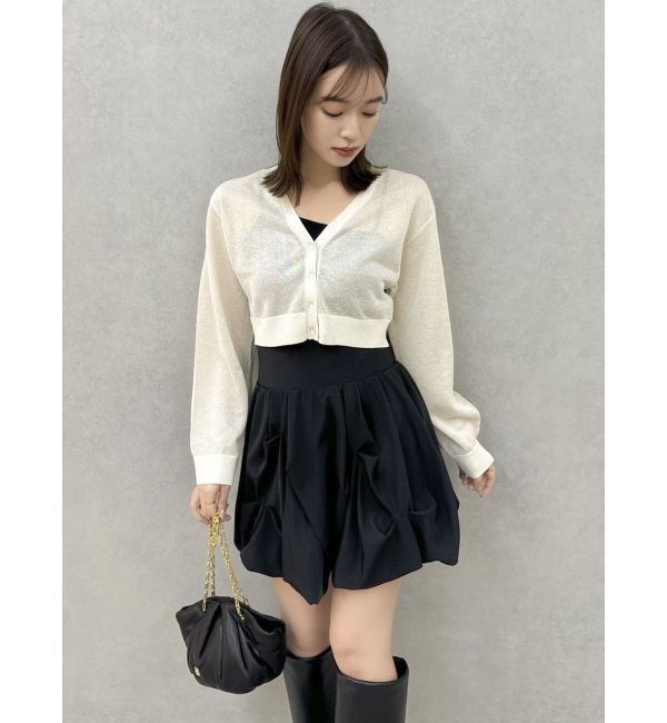 dazzlin「シアーカーデタイセットニット」|ニット・セーター|