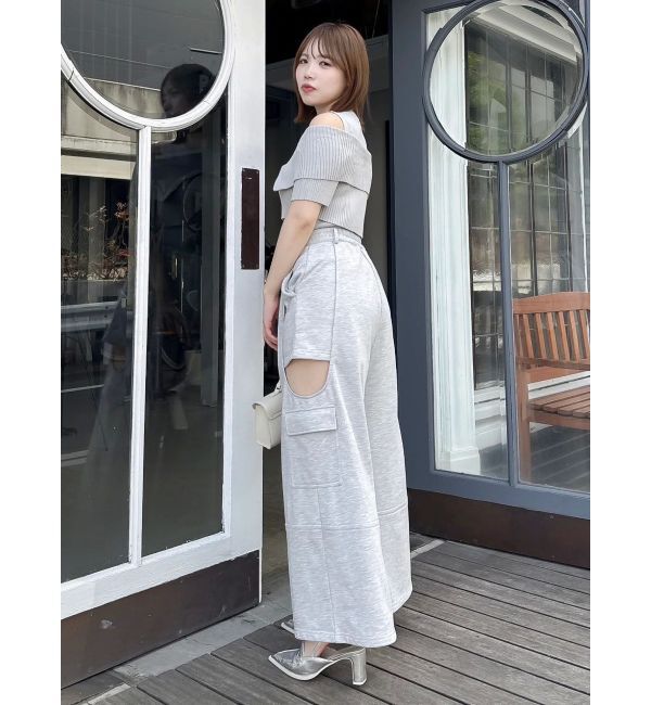 dazzlin「ビッグカラーレイヤードリブニット」|ニット・セーター|