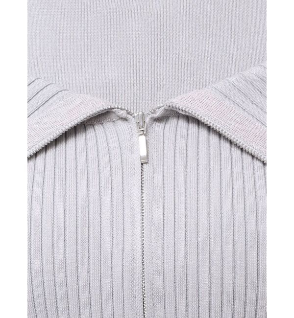 dazzlin「ビッグカラーレイヤードリブニット」|ニット・セーター|