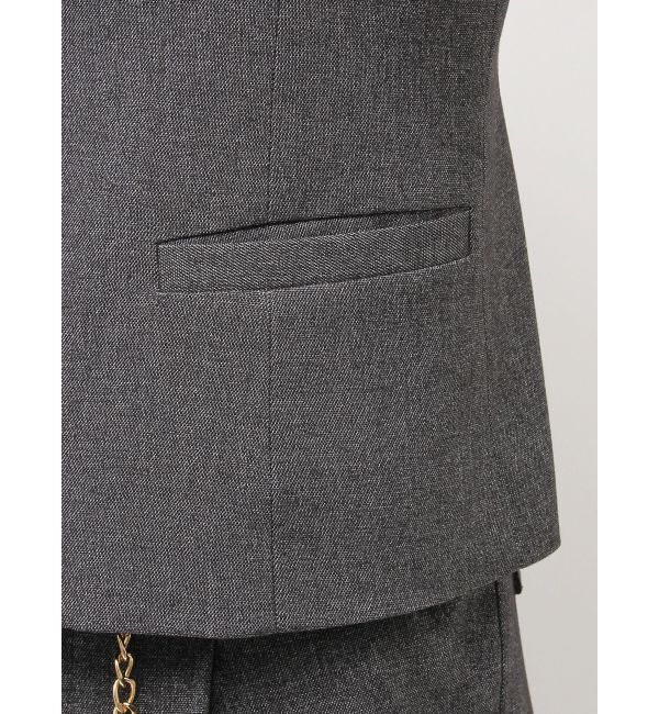 dazzlin「ショートジレ」|ベスト・ジレ|