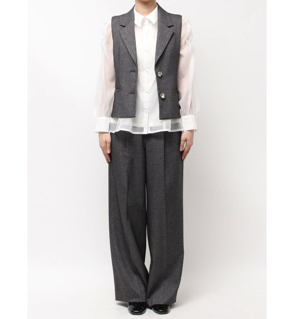 dazzlin「ショートジレ」|ベスト・ジレ|