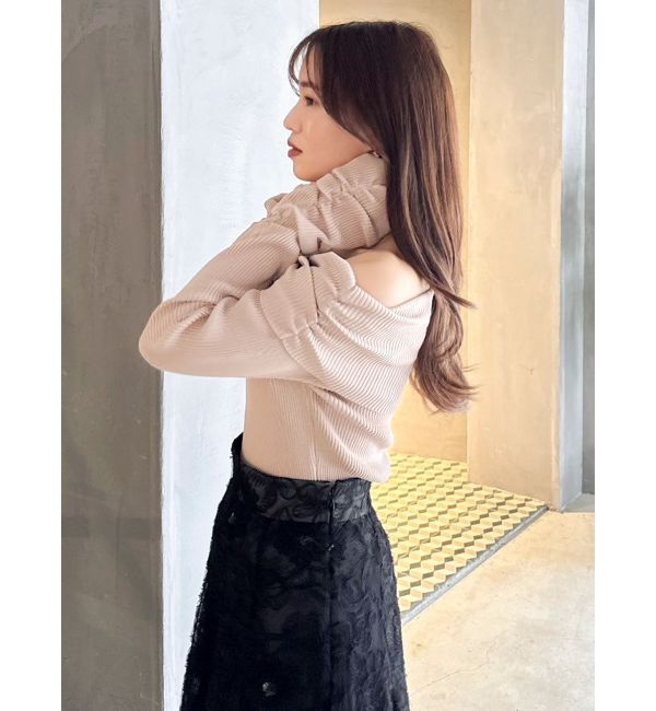 dazzlin「2WAYアシメタックオフショルニット」|ニット・セーター|