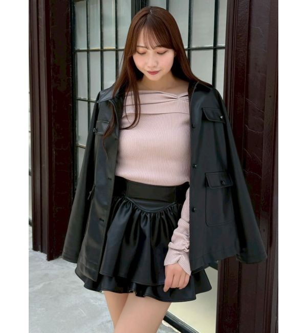 dazzlin「2WAYアシメタックオフショルニット」|ニット・セーター|