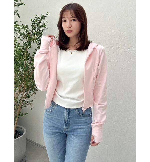 dazzlin「【吉田朱里】涼感加工ギャザーノースリリブトップス」|タンクトップ|