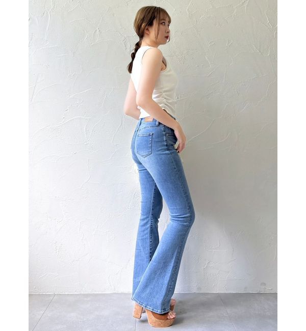 dazzlin「【吉田朱里】涼感加工ギャザーノースリリブトップス」|タンクトップ|