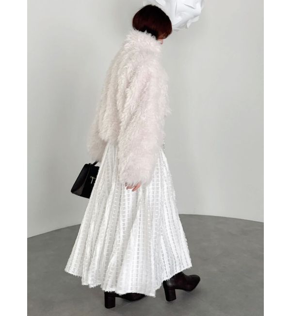 dazzlin「パールチェーンエコファーブルゾン」|ブルゾン・スタジャン|