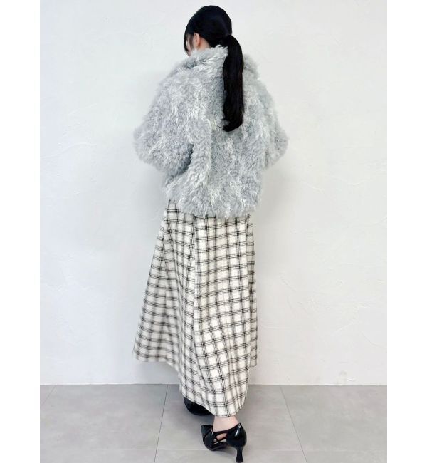 dazzlin「パールチェーンエコファーブルゾン」|ブルゾン・スタジャン|