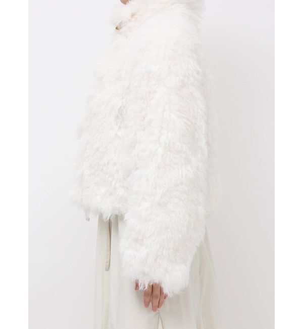 dazzlin「パールチェーンエコファーブルゾン」|ブルゾン・スタジャン|