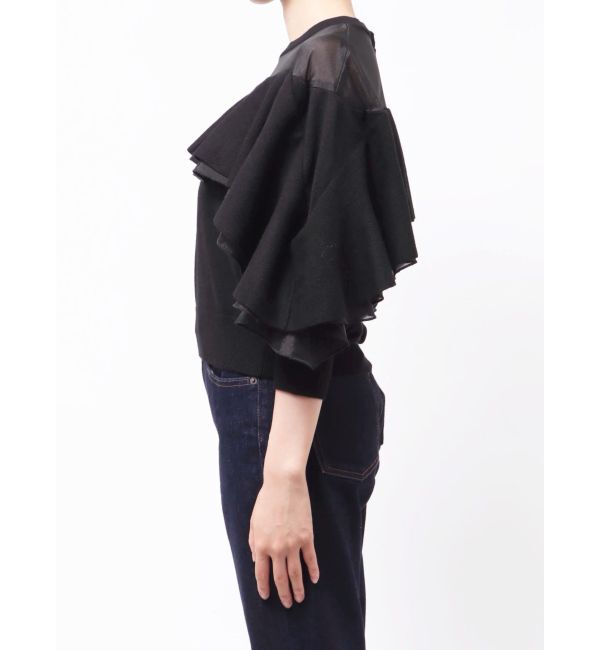 dazzlin「ヨークシアーフリルニットトップス」|ニット・セーター|