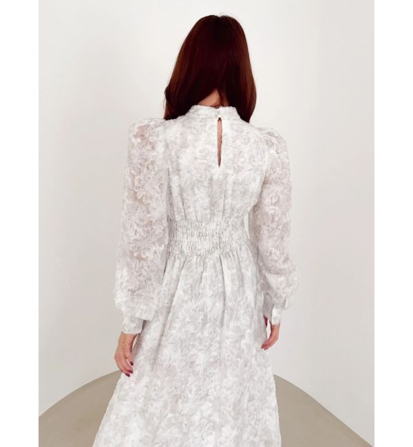 dazzlin「ヘアリーフラワーシフォンワンピース」|ワンピース|