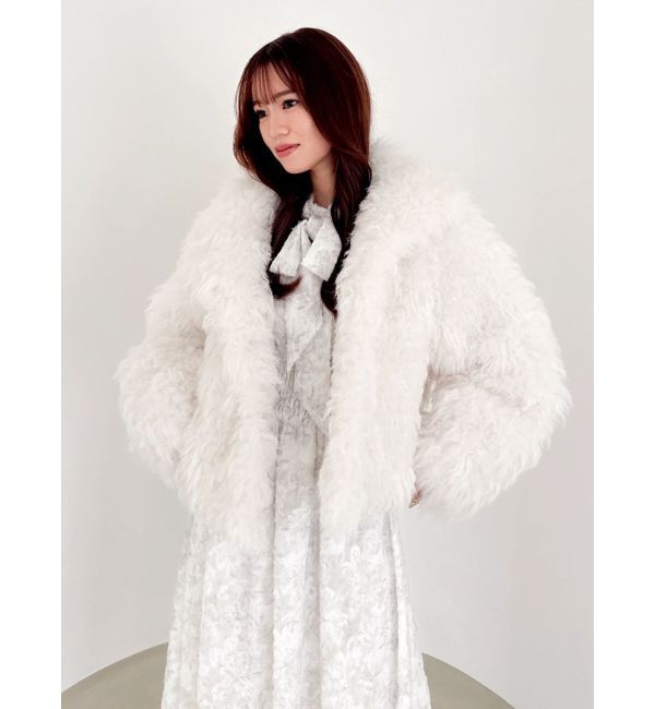 dazzlin「ヘアリーフラワーシフォンワンピース」|ワンピース|