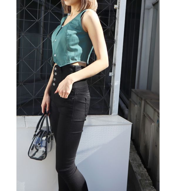 EMODA「フロントボタントップ」|Tシャツ・カットソー|