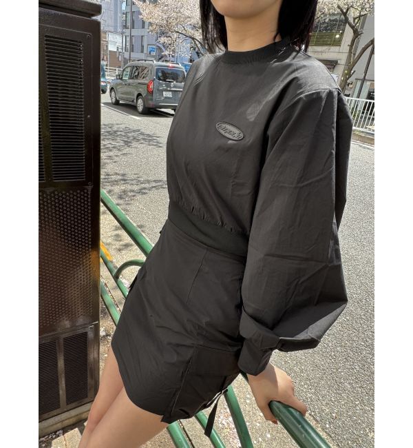 EMODA「ナイロンパフミニワンピース」|ワンピース|