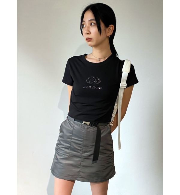 EMODA「ベルトボックスミニスカート」|スカート|