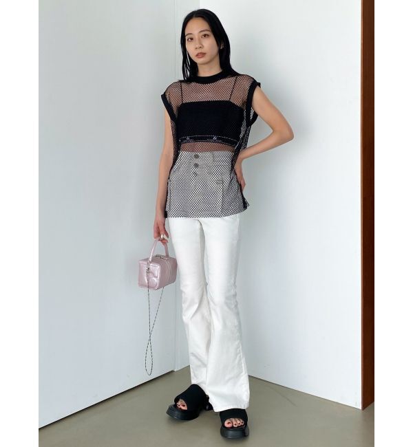 EMODA「メッシュジャガードキャミソールセット」|Tシャツ・カットソー|