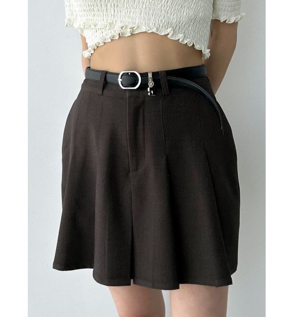 EMODA「チャームベルトプリーツスカート」|スカート|