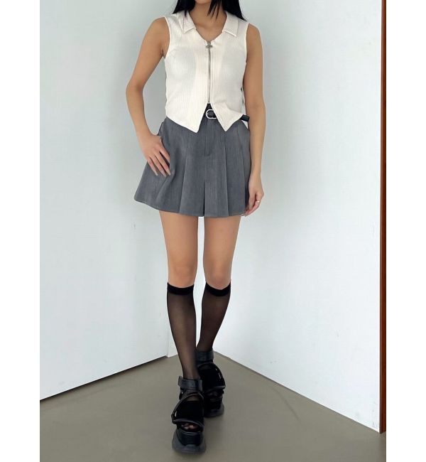 EMODA「チャームベルトプリーツスカート」|スカート|