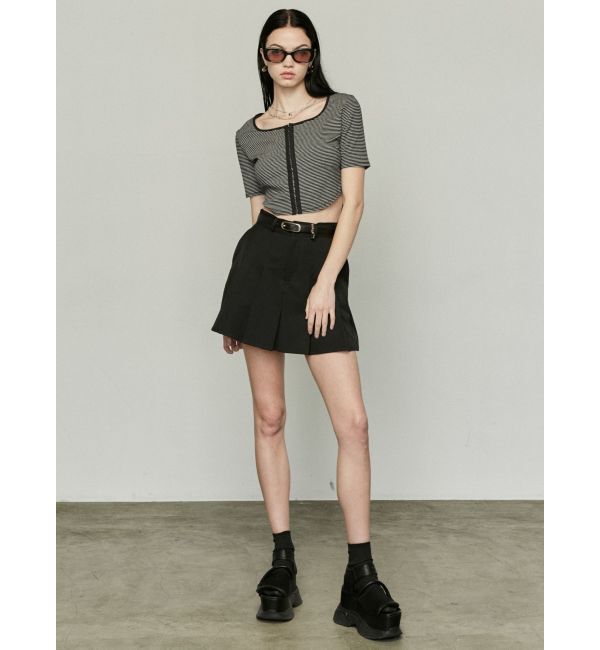 EMODA「チャームベルトプリーツスカート」|スカート|