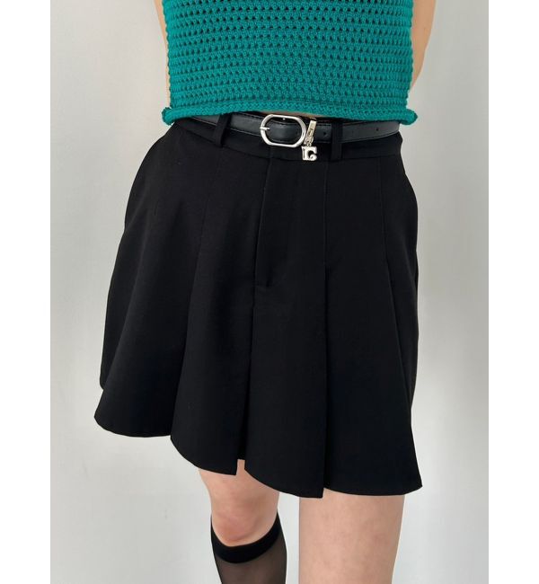 EMODA「チャームベルトプリーツスカート」|スカート|