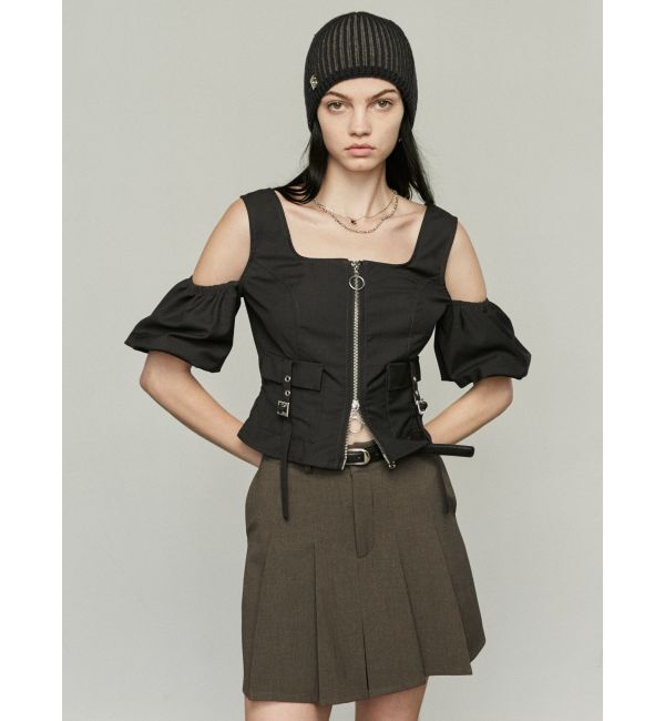 EMODA「チャームベルトプリーツスカート」|スカート|