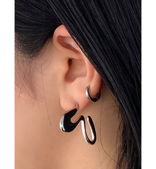 EMODA「アシンメトリーEMニュアンスピアス」|ピアス|