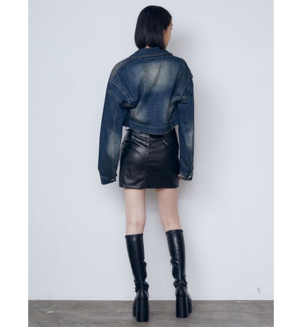 EMODA「カーブウエストミニスカート」|スカート|