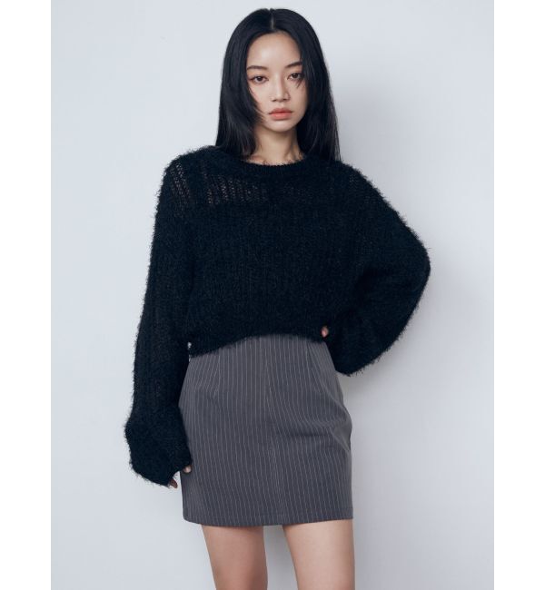 EMODA「カーブウエストミニスカート」|スカート|