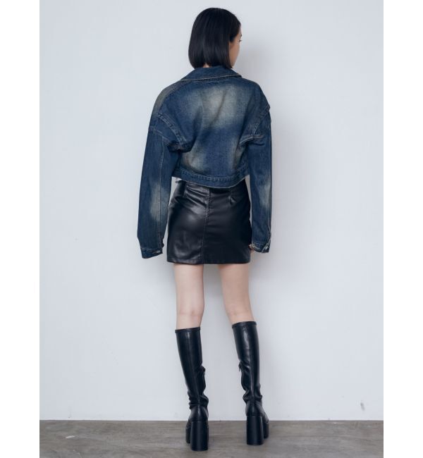 EMODA「カーブウエストミニスカート」|スカート|