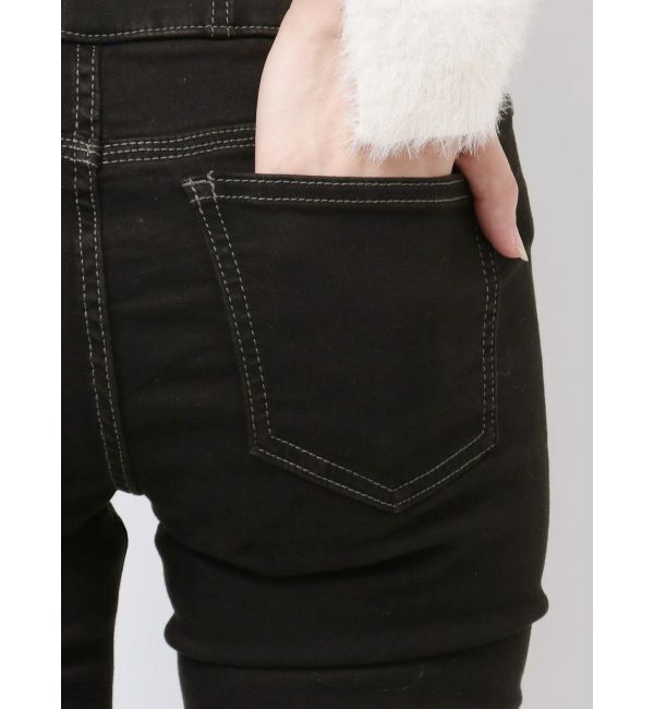 EMODA「レースハンドハイウエストパギンス」|デニム|