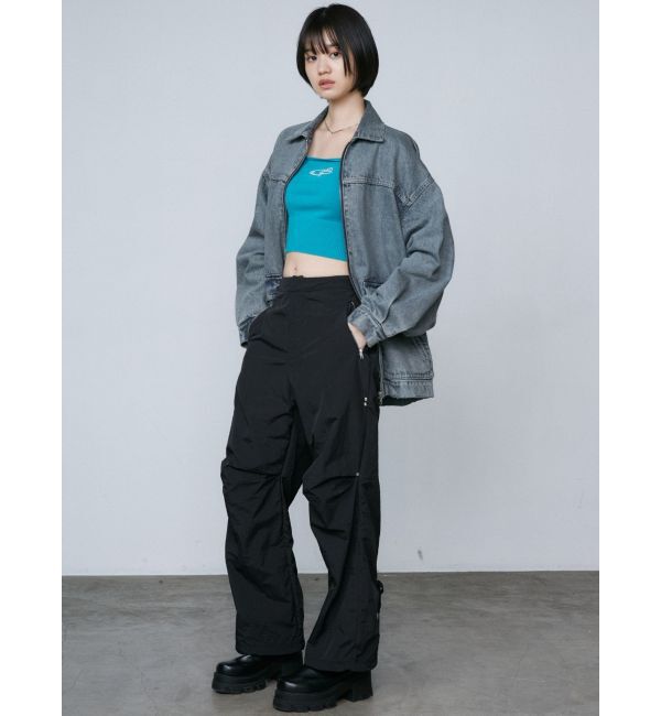 EMODA「ヴィンテージライクオーバーデニムブルゾン」|ブルゾン・スタジャン|