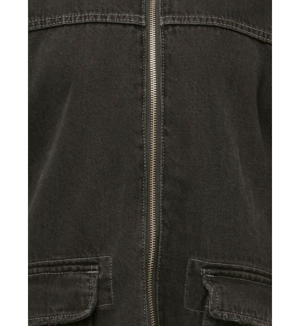 EMODA「ヴィンテージライクオーバーデニムブルゾン」|ブルゾン・スタジャン|