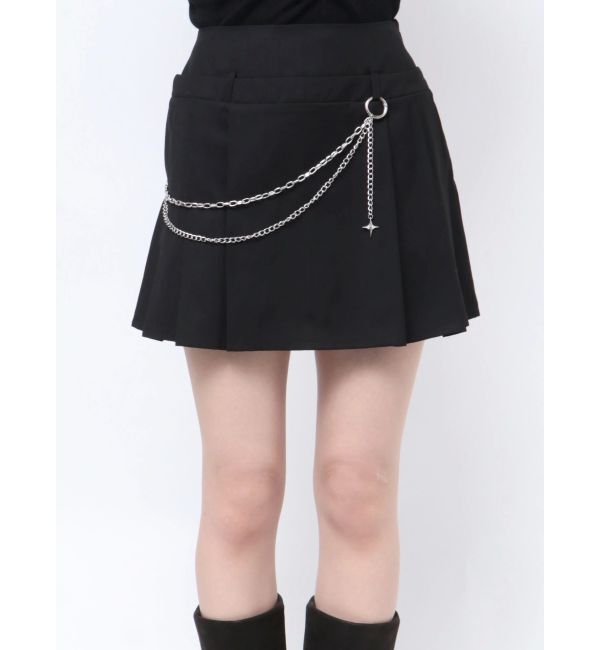 EMODA「レイヤーチェーンベルトスカート」|スカート|